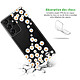 Avis Evetane Coque Samsung Galaxy S21 Ultra 5G silicone transparente Motif Marguerite ultra resistant