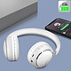 Casque Audio Stéréo Bluetooth Boutons Multifonctions Autonomie 8h BE10 Blanc pas cher