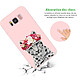 Avis Evetane Coque Samsung Galaxy S8 Silicone Liquide Douce rose pâle Leopard Couronne