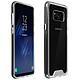 Avizar Coque Samsung Galaxy S8 Coque Cristal Bi-matière - Transparent Coque protectrice bi-matière Collection Cristal conçue pour Samsung Galaxy S8