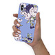 Acheter LaCoqueFrançaise Coque iPhone X/Xs Silicone Liquide Douce lilas Pivoines Violettes