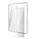 Avizar Coque pour Samsung Galaxy Z Fold 4 Silicone Souple et Film Verre Trempé 9H  transparent Pack de protection intégrale 360° spécialement conçu pour Samsung Galaxy Z Fold 4