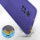 Avis Avizar Coque pour Xiaomi Poco M4 Pro 4G Silicone Semi-rigide Finition Soft-touch Fine  violet