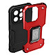 Avizar Coque iPhone 14 Pro Antichoc Hybride avec Anneau Support Magnétique  Rouge Une coque de protection antichoc spécifiquement conçue pour iPhone 14 Pro