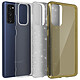 Avizar Coque Samsung Galaxy S20 FE Paillette Amovible Silicone Semi-rigide doré Coque de protection spécialement conçue pour Samsung Galaxy S20 FE.