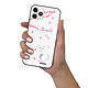 Evetane Coque iPhone 12 Pro Max Coque Soft Touch Glossy Chat et Fleurs Design pas cher