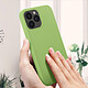 Acheter Avizar Coque iPhone 13 Pro Max Silicone Semi-rigide Finition Soft-touch vert tilleul
