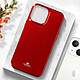 Avis Mercury Coque pour iPhone 13 Silicone Gel Flexible Effet Brillant  Rouge métallisé