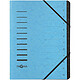 PAGNA Trieur 'Sorting File', 12 compartiments, bleu clair Trieur