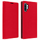 Avizar Etui folio Rouge Cuir Véritable pour Samsung Galaxy Note 10 Plus - Etui folio Rouge cuir véritable Samsung Galaxy Note 10 Plus