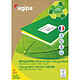 AGIPA Boîte de 2400 étiquettes d'adresse 99,1x38,1mm recyclées blanche Etiquettes d'adresse
