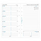 FILOFAX Recharge Format Personal Semaine sur 1 page + page de notes - français- 2023 Recharge Filofax