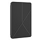 Avizar Étui pour Samsung Galaxy Tab S9 Clapet Origami Support Différents Angles  Noir - Une housse en éco-cuir noir pour protéger intégralement votre Samsung Tab S9