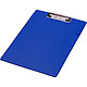 Q-CONNECT Porte-bloc Carton Recouvert PVC Epaisseur 3mm porte-stylo 220x310mm Bleu x 12 Porte-bloc