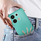 Avizar Coque pour Xiaomi Redmi Note 13 4G Soft-touch Anti-traces Turquoise pas cher