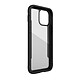 Raptic Coque pour iPhone 13 Pro Max Shield Pro Noir Rebord surélevé et surdimensionné protégeant l'écran de votre Smartphone