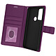 Avizar Housse pour TCL 20R 5G Aspect Grainé Clapet Portefeuille Stand Vidéo  violet Étui folio spécialement conçu pour votre TCL 20R 5G