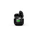 Blaupunkt - Ecouteurs Bluetooth sans fil avec boîtier, écran LED avec affichage d'autonomie Blaupunkt - BLP4899-133 - Noir Argent Ecouteurs sans fil avec étui de rangement et chargement aimanté, affichage LED de l'autonomie batterie, compatible iOS et Android, kit mains libres, recharge sans fil