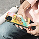 Acheter Avizar Coque iPhone 11 Pro Max Bi-matière avec Bague de Maintien Motif Plage Orange