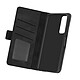 Avizar Étui Honor 10X Lite Style Vintage avec Porte-cartes et Support Vidéo Noir - Une housse portefeuille, conçue sur-mesure pour Honor 10X Lite