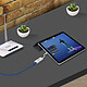 Adaptateur Ethernet vers USB-C Connexion Rapide Design Compact LinQ Blanc pas cher
