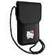 HELLO KITTY Pochette Téléphone Bandoulière Cordon Nylon Tressé 60 cm Noir - Pochette pour téléphone Daydreaming Hello Kitty, ajoutant une touche captivante à votre téléphone