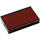 COLOP Pack de 2 Coussinets Encreur de Rechange E/200 Rouge Cassette d'encrage