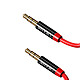 Usams Câble Audio Jack 3,5mm mâle-mâle Auxiliaire Smartphone Casque Rouge Câble Audio Jack 3.5mm Mâle-Mâle 1,2m