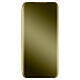 Avizar Housse Clear View pour Samsung Galaxy A22 5G Design Miroir Support Vidéo doré Etui folio Dorée en Polycarbonate, Galaxy A22 5G