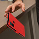 Avizar Housse Huawei P smart 2020 Étui Clapet Porte-carte Support Vidéo Vintage rouge pas cher