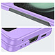 Avizar Coque pour Samsung Galaxy Z Flip 5 Rigide avec Béquille Support  Violet pas cher