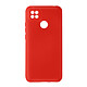 Avizar Coque pour Xiaomi Redmi 10A Silicone Semi-rigide Finition Soft-touch Fine  Rouge Coque de protection spécialement conçue pour Xiaomi Redmi 10A