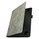 Avizar Étui pour Tablette 10 pouces Universel Simili cuir Design marbre Support vidéo  gris - Conçu avec un effet cuir patiné pour un style chic et unique