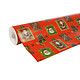 CLAIREFONTAINE Rouleau papier cadeau ALLIANCE L70 cm x 50 m Père Noël mosaïque rouge Papier cadeau