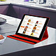 Avizar Étui iPad 9 2021 iPad 8 2020 iPad 7 2019 Intégrale Support Rotatif 360° rouge pas cher