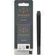 PARKER Pack 2 x 5 Cartouches d'encre QUINK Longues Noir Cartouche d'encre