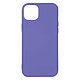 Avizar Coque pour iPhone 14 Silicone Semi-rigide Finition Soft-touch Fine  violet - Coque de protection spécialement conçue pour iPhone 14