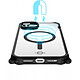 Avis Itskins Coque Renforcée Hybrid R Sling Magsafe pour iPhone 15 Noir transparent