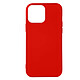 Avizar Coque pour iPhone 14 Pro Silicone Semi-rigide Finition Soft-touch Fine  rouge - Coque de protection spécialement conçue pour iPhone 14 Pro