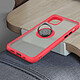 Acheter Avizar Coque Apple iPhone 12 Pro Max Bi-matière Bague Métallique Fonction Support rouge