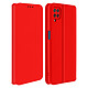 Avizar Housse Samsung Galaxy A12 Étui Folio Portefeuille Fonction Support rouge Housse de protection intégrale spécialement conçue pour Samsung Galaxy A12