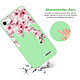 Avis Evetane Coque iPhone 7/8/ iPhone SE 2020 Silicone Liquide Douce vert pâle Cerisier