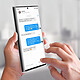 Acheter Avizar Coque Intégrale pour Samsung Galaxy S23 Ultra Arrière Rigide Transparent et Avant Souple  Transparent