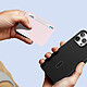 Speck Porte carte MagSafe iPhone Fixation Magnétique Clicklock Rose Poudré pas cher