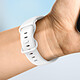 Acheter Avizar Bracelet pour Honor Magic Watch 2 42mm Silicone Souple Blanc
