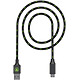snakebyte - Câble USB Type-C 2 mètres Câble USB Type-C 2 mètres noir et vert