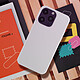 Acheter Moxie Coque pour iPhone 14 Pro Max Hybride Semi-rigide Fine Légère Intérieur Doux  blanc