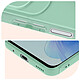 Avis Avizar Coque pour Honor 90 Lite Silicone Soft Touch Mate Anti-trace  vert pâle