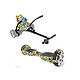 UrbanGlide Hoverboard 6,5" +  Kart Multicolor URBANGLIDE Pack Hoverboard 65S + Kart pilot Roues 6,5" 550W 4Ah Longueur ajustable