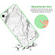 Avis LaCoqueFrançaise Coque iPhone 7/8/ iPhone SE 2020 Silicone Liquide Douce vert pâle Marbre gris
